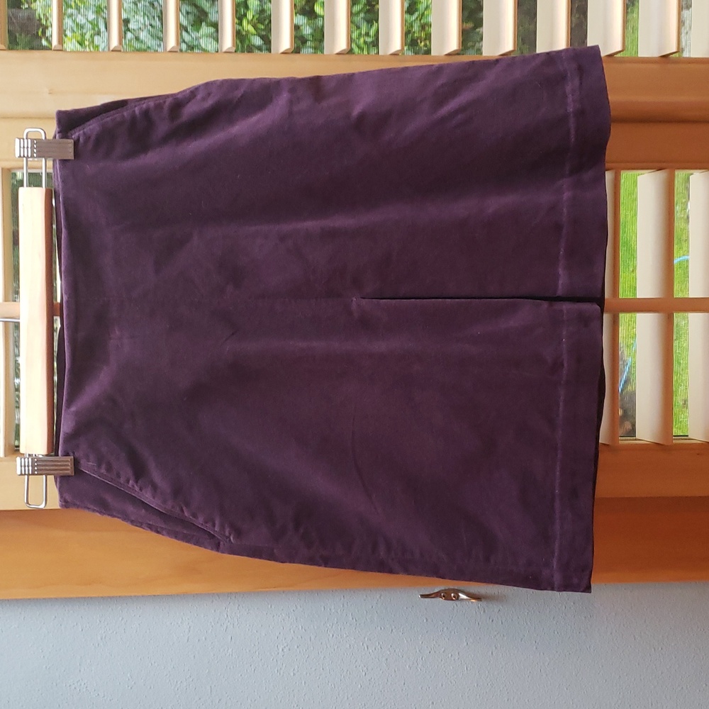 Pure collection size 2 fine whale/velour skirt